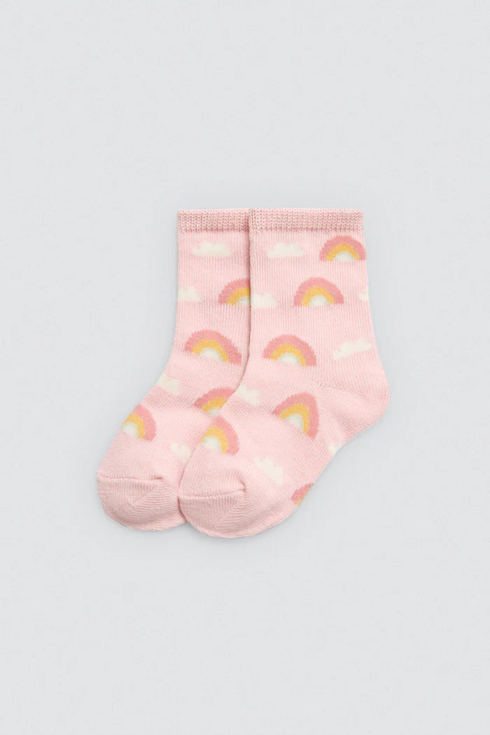 PACK-2 CALCETINES DE BEBE A MEDIA CAÑA SWEET DREAMS