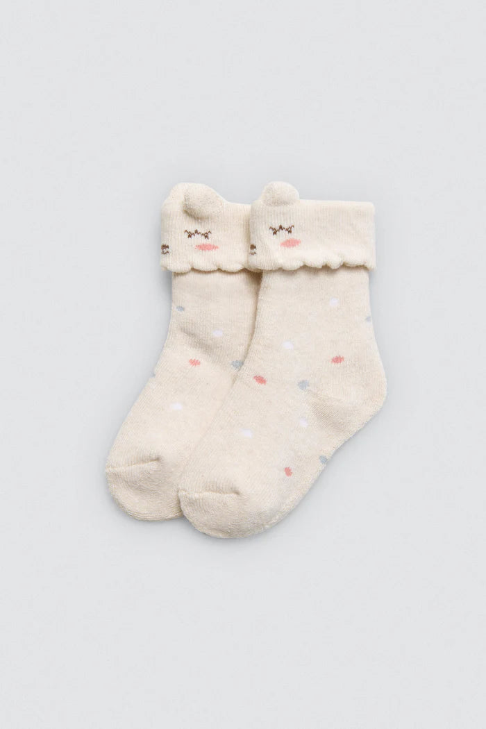 PACK-2 CALCETINES DE BEBE TERMICOS CATS