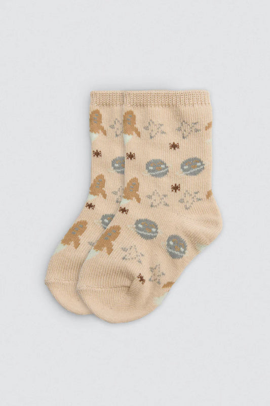 PACK-2 CALCETINES DE BEBE PUÑO ANTIPRESION COOL BABY