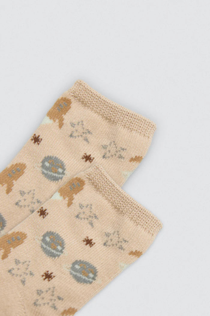 PACK-2 CALCETINES DE BEBE PUÑO ANTIPRESION COOL BABY