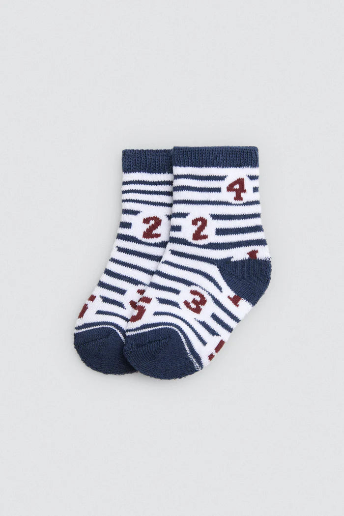 PACK-2 CALCETINES DE BEBE TERMICOS BLUE SPORTS