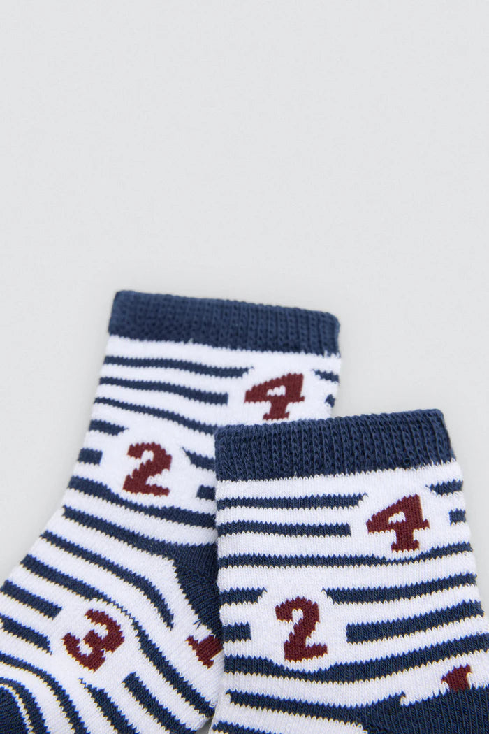 PACK-2 CALCETINES DE BEBE TERMICOS BLUE SPORTS