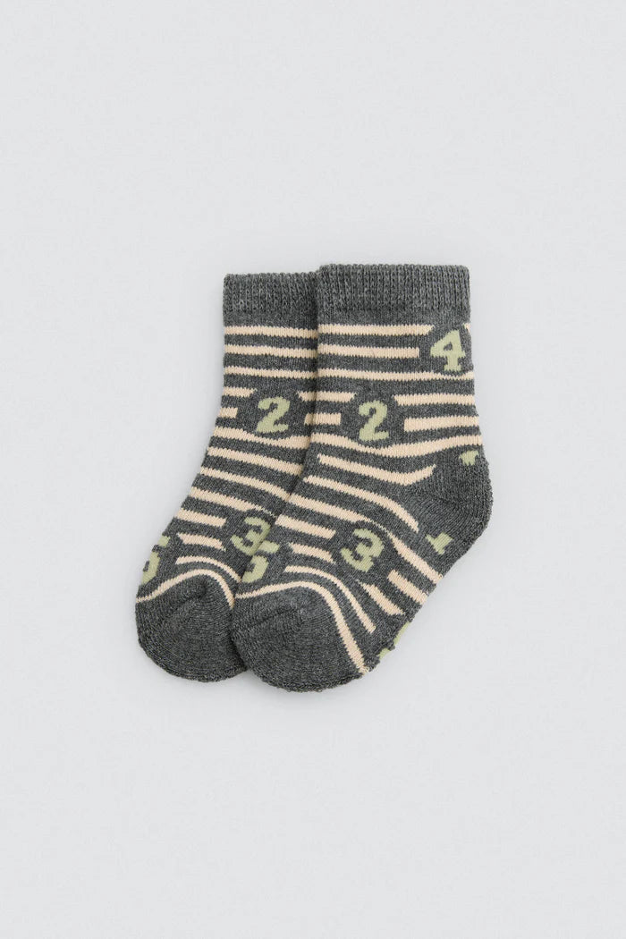 PACK-2 CALCETINES DE BEBE TERMICOS GREY SPORTS