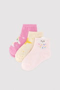 PACK-3 CALCETINES DE BEBE PINK DREAM