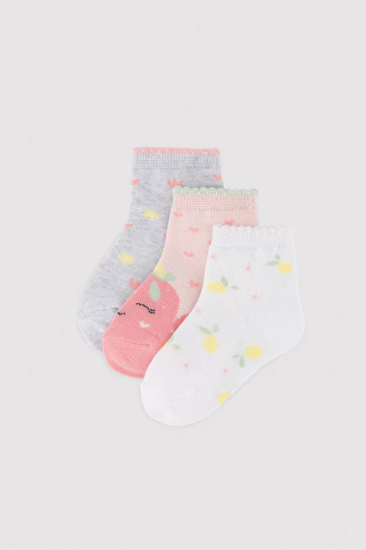 PACK-3 CALCETINES DE BEBE FRESH VIBES