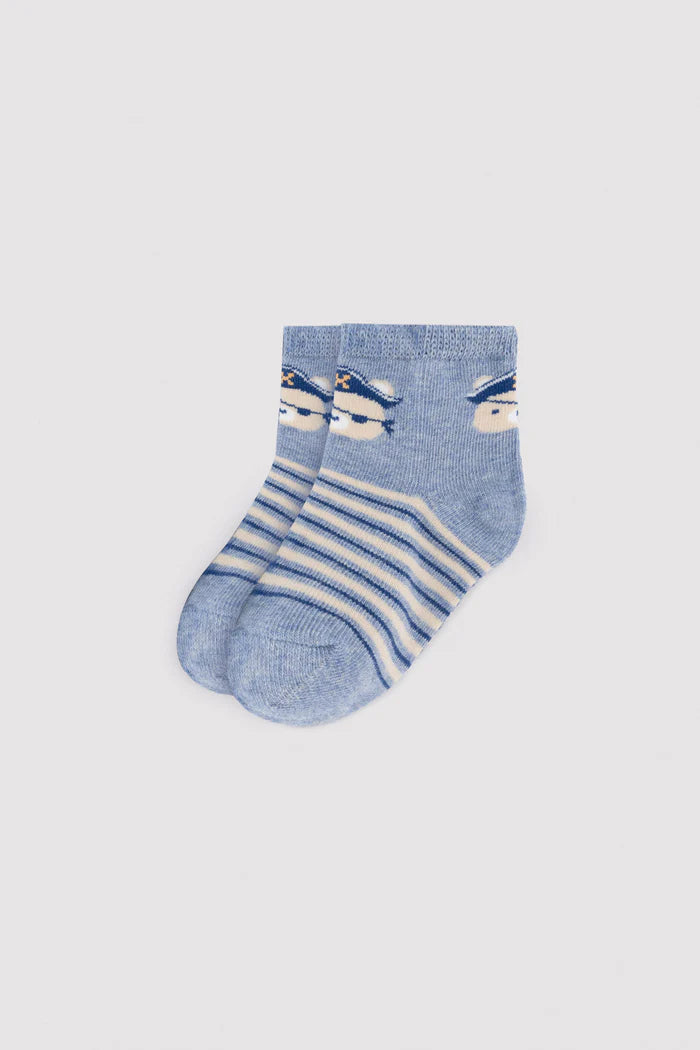 PACK-3 CALCETINES DE BEBE OCEAN VIBES