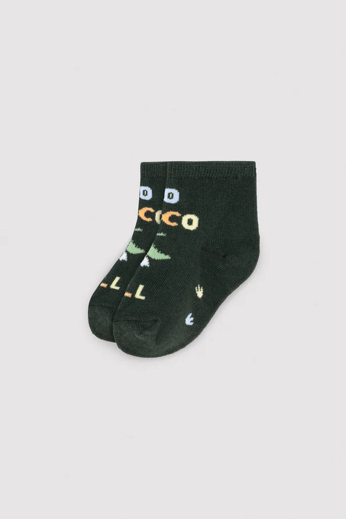 PACK-3 CALCETINES DE BEBE COCODRILE MOOD