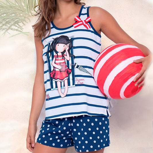 PIJAMA TIRANTES SUMMER DAYS CON LACITO