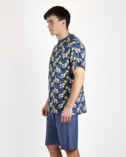 PIJAMA MANGA CORTA GOOFY HAPPY FACES
