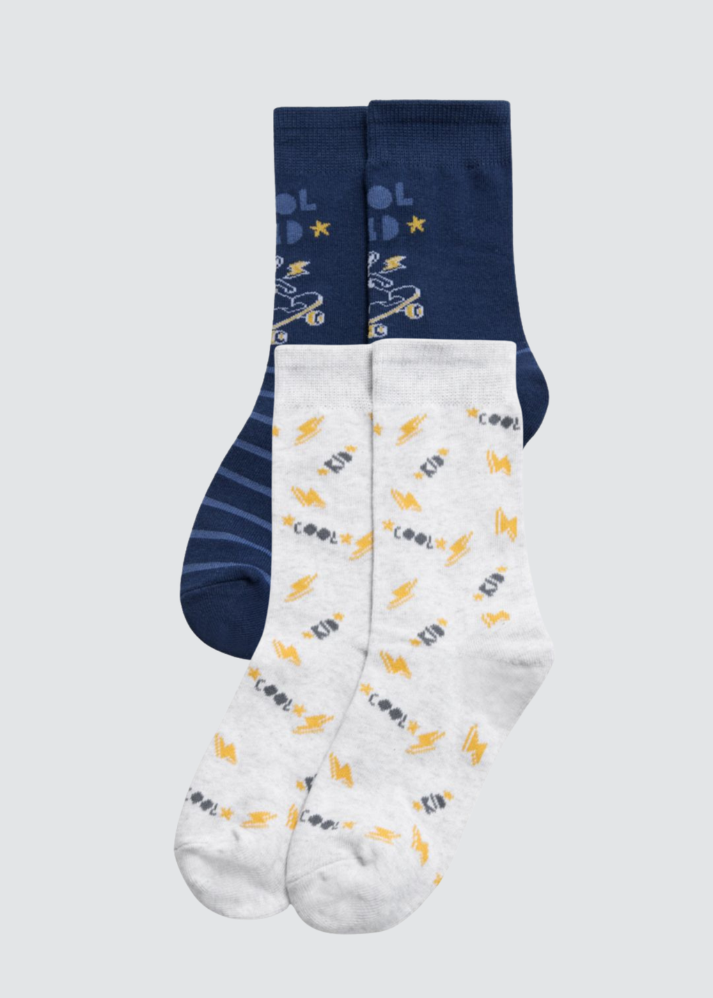 PACK-2 CALCETINES NIÑO COOL KIDS DEEP BLUE
