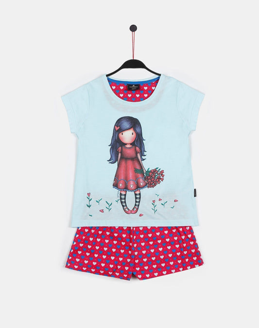 PIJAMA MANGA CORTA NIÑA LOVE GROWS
