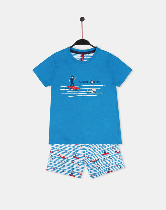 PIJAMA INFANTIL MANGA CORTA NIÑO SUMMER VIBES