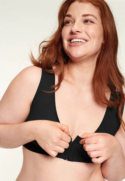 SUJETADOR ABROCHADO DELANTE SIN ARO SIN RELLENO 5722