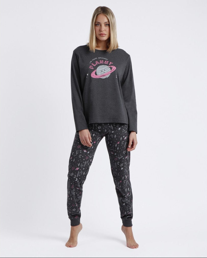 PIJAMA MANGA LARGA MUJER IM FROM ANOTHER PLANET