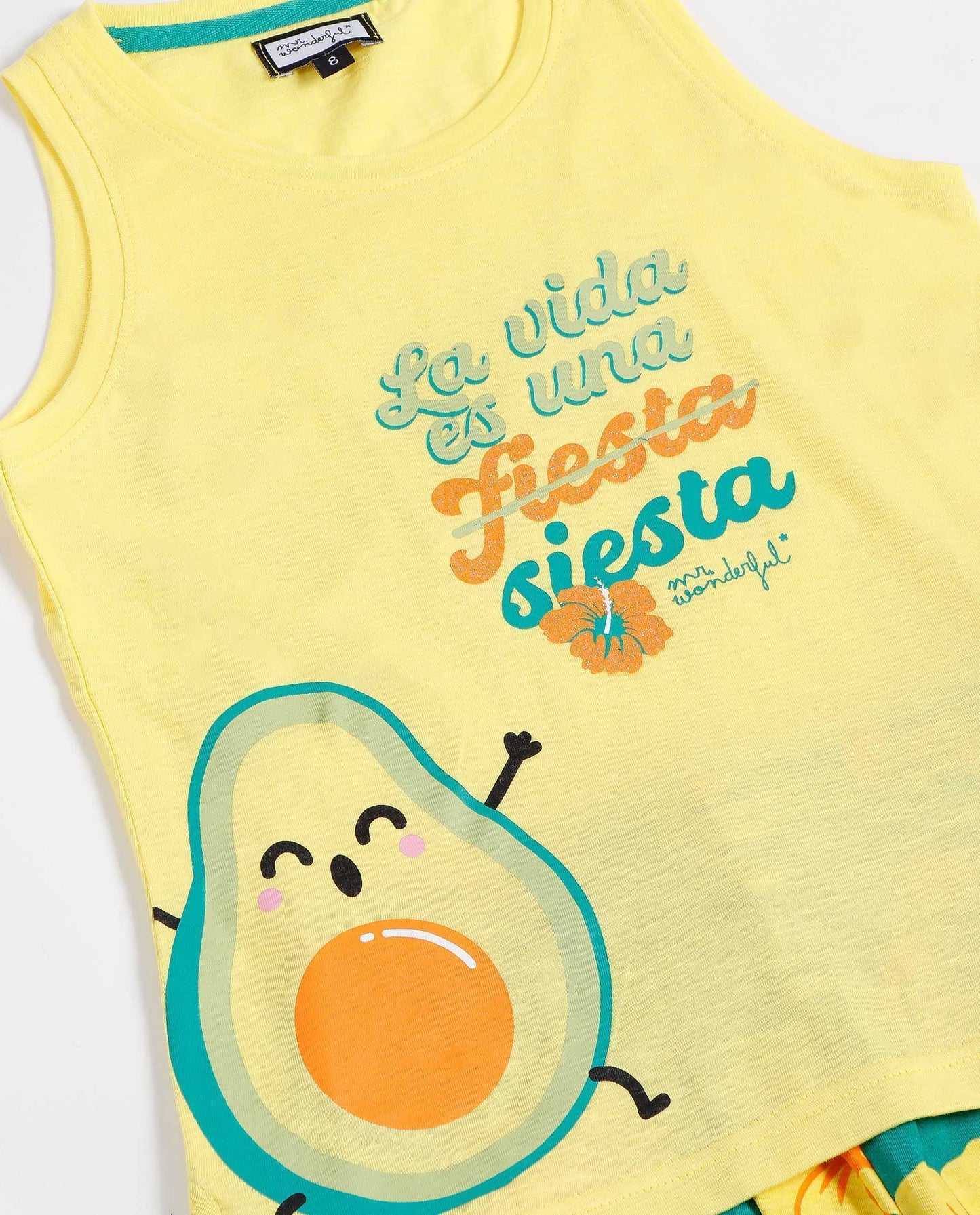 PIJAMA INFANTIL CAMISETA CORTA NIÑA LA VISTA ES UNA SIESTA