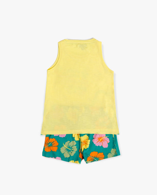 PIJAMA INFANTIL CAMISETA CORTA NIÑA LA VISTA ES UNA SIESTA