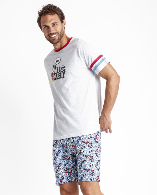 PIJAMA MANGA CORTA HELLO MICKEY