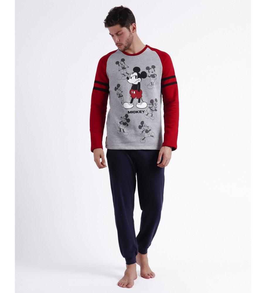 PIJAMA MANGA LARGA HOMBRE MICKEY SHADOWS