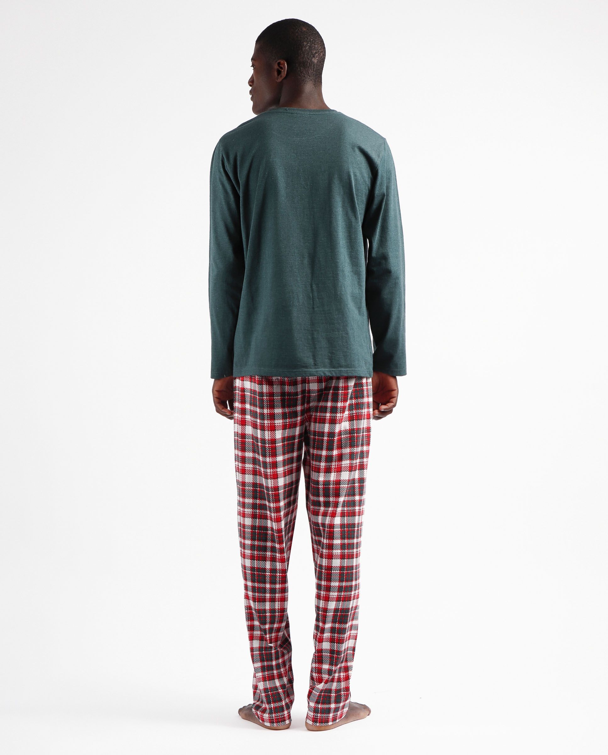 PIJAMA MANGA LARGA HOMBRE MICKEY CHRISTMAS RIDING