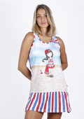 CAMISOLA TIRANTES CON LACITO BEACH BELLE GORJUSS