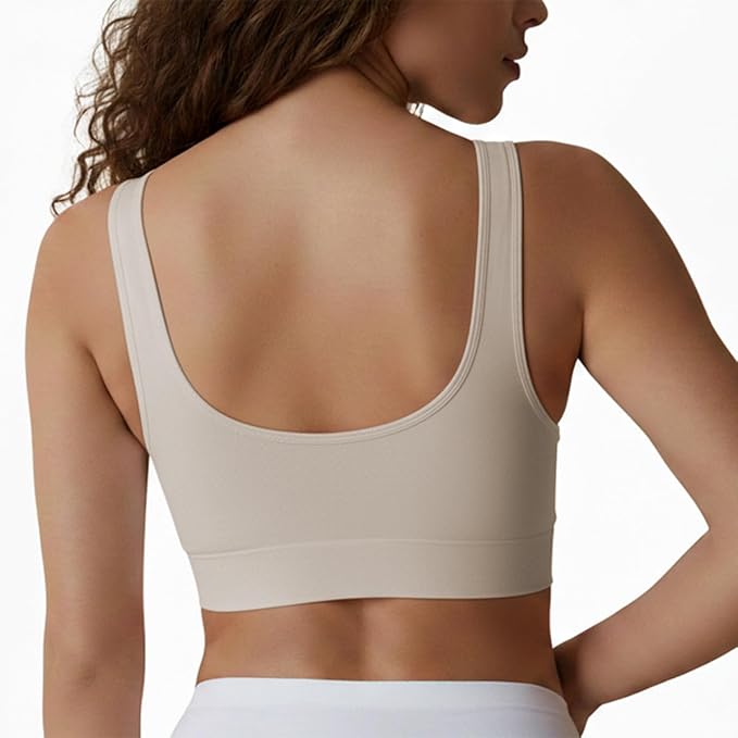 SUJETADOR SIN ARO SIN COSTURAS POST-QUIRURJICO RELLENOS EXTRAIBLES LUISA