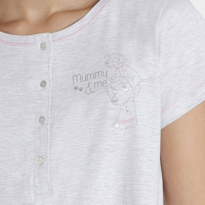 PIJAMA MATERNAL MANGA CORTA PANTALON LARGO MUMMY & ME