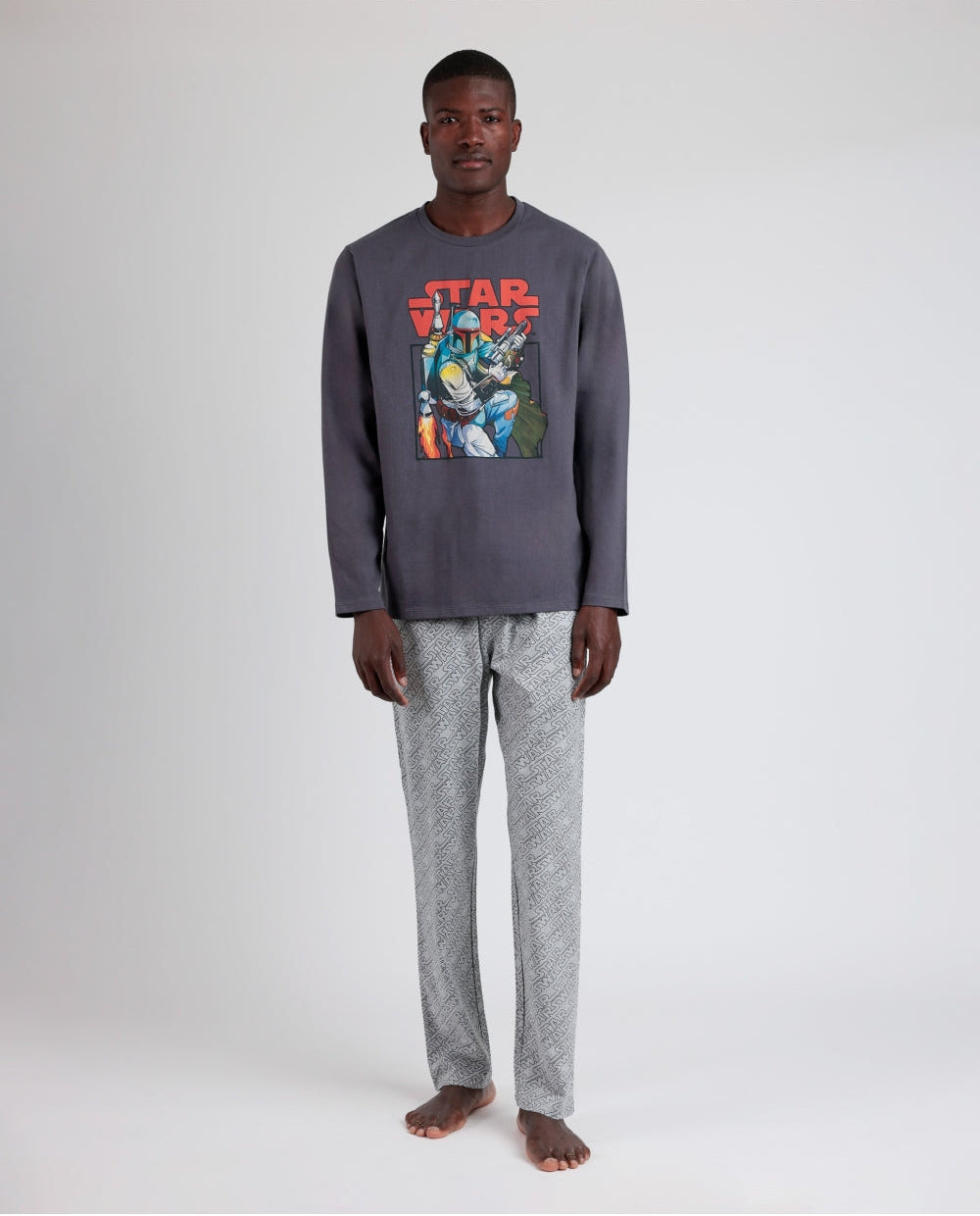 PIJAMA MANGA LARGA HOMBRE BOBA FETT