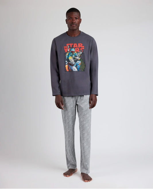PIJAMA MANGA LARGA HOMBRE BOBA FETT