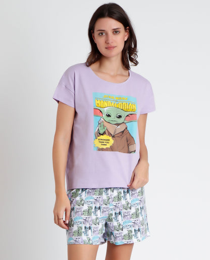 PIJAMA MANGA CORTA MANDALORIAN POWER