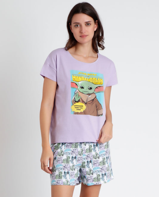 PIJAMA MANGA CORTA MANDALORIAN POWER