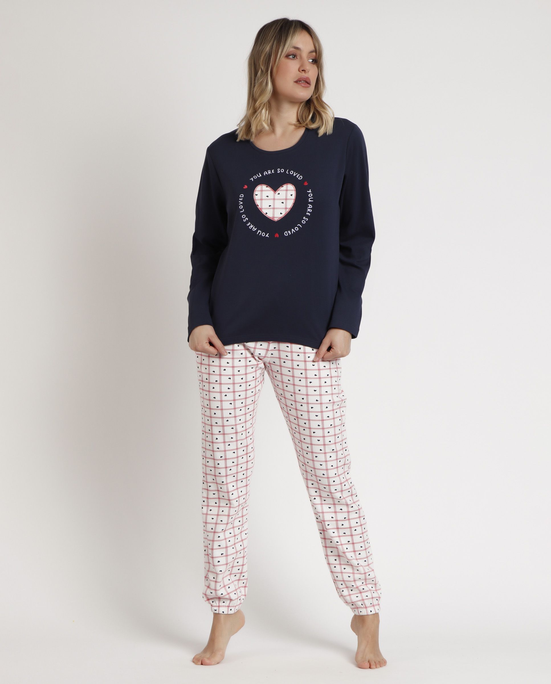 PIJAMA MANGA LARGA MUJER YOU ARE SO LOVED