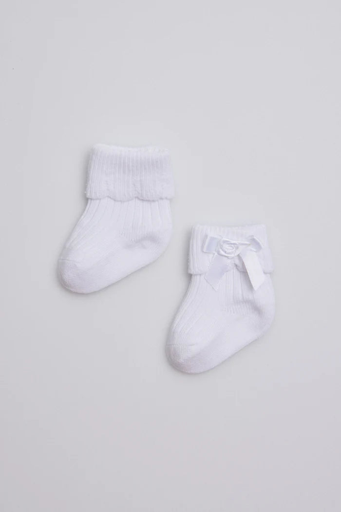 CALCETINES DE RECIEN NACIDO CON LACITO