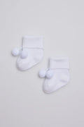 CALCETINES DE RECIEN NACIDO CON BORLONES