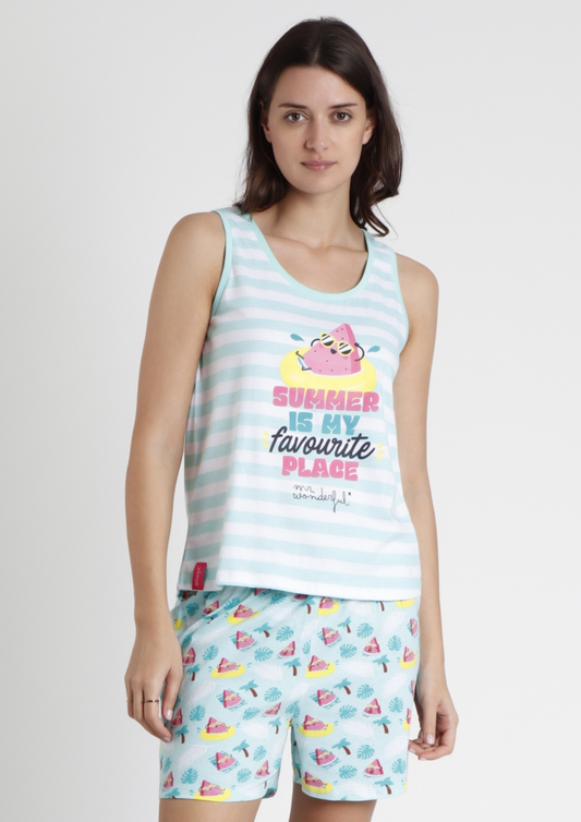PIJAMA MANGA CORTA SUMMER IS MY FAVOURITE PLACE