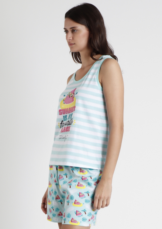 PIJAMA MANGA CORTA SUMMER IS MY FAVOURITE PLACE