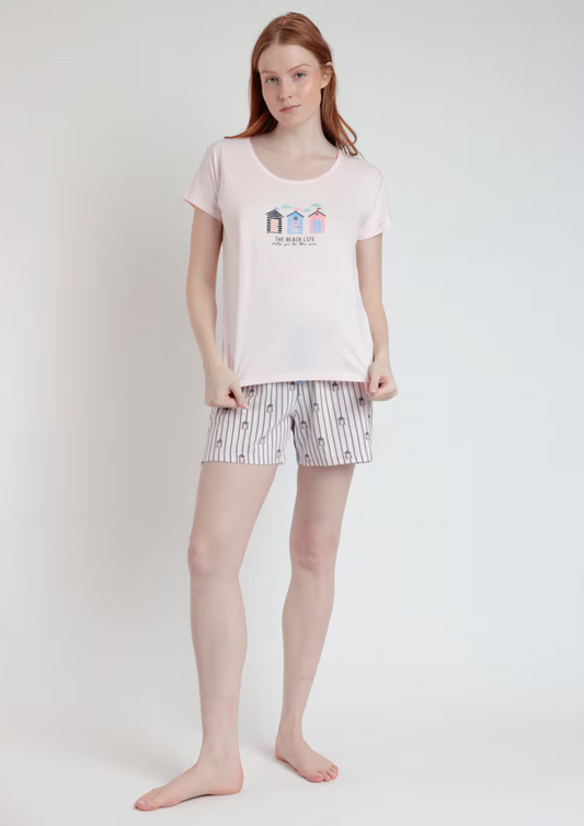 PIJAMA MANGA CORTA THE BEACH LIFE
