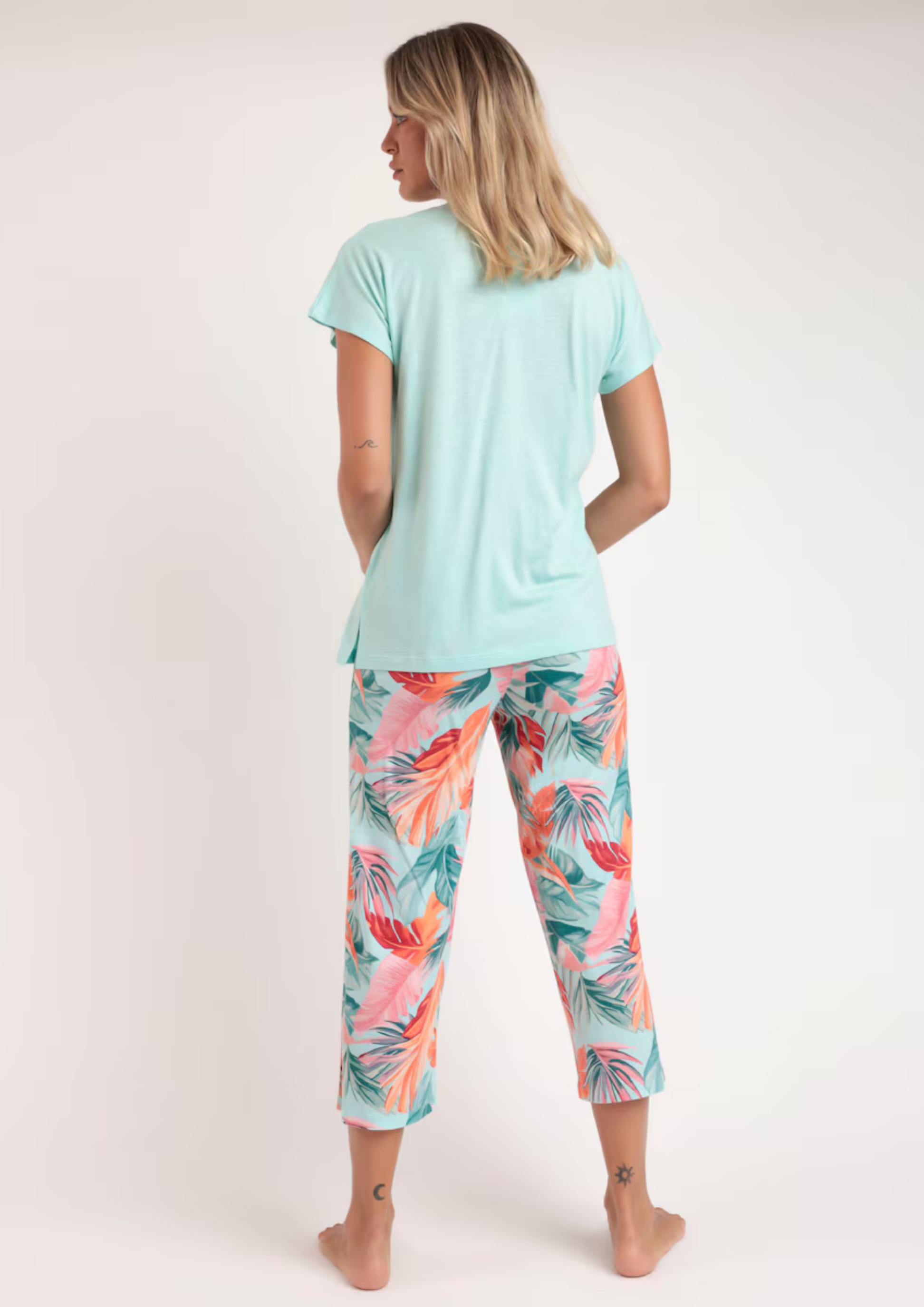 PIJAMA MANGA CORTA PANTALÓN PESQUERO