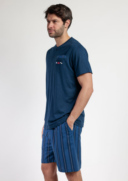 PIJAMA MANGA CORTA MARINE FLAGS
