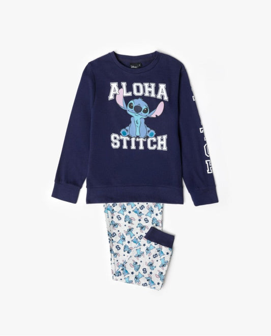 PIJAMA MANGA LARGA NIÑO ALOHA LILO & STITCH