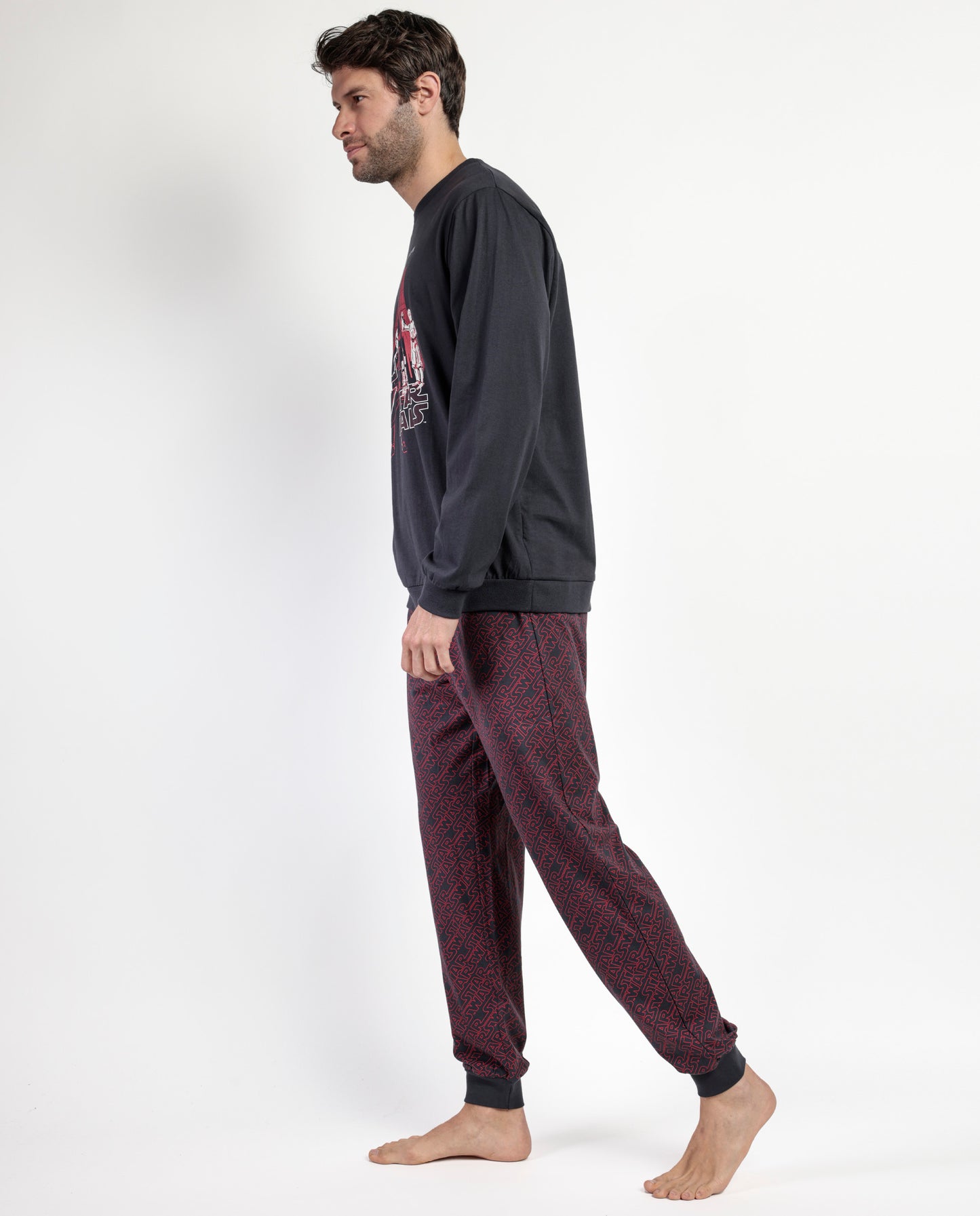 PIJAMA MANGA LARGA HOMBRE MAY THE FORCE WITH YOU