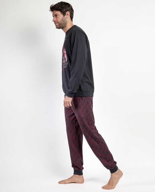 PIJAMA MANGA LARGA HOMBRE MAY THE FORCE WITH YOU