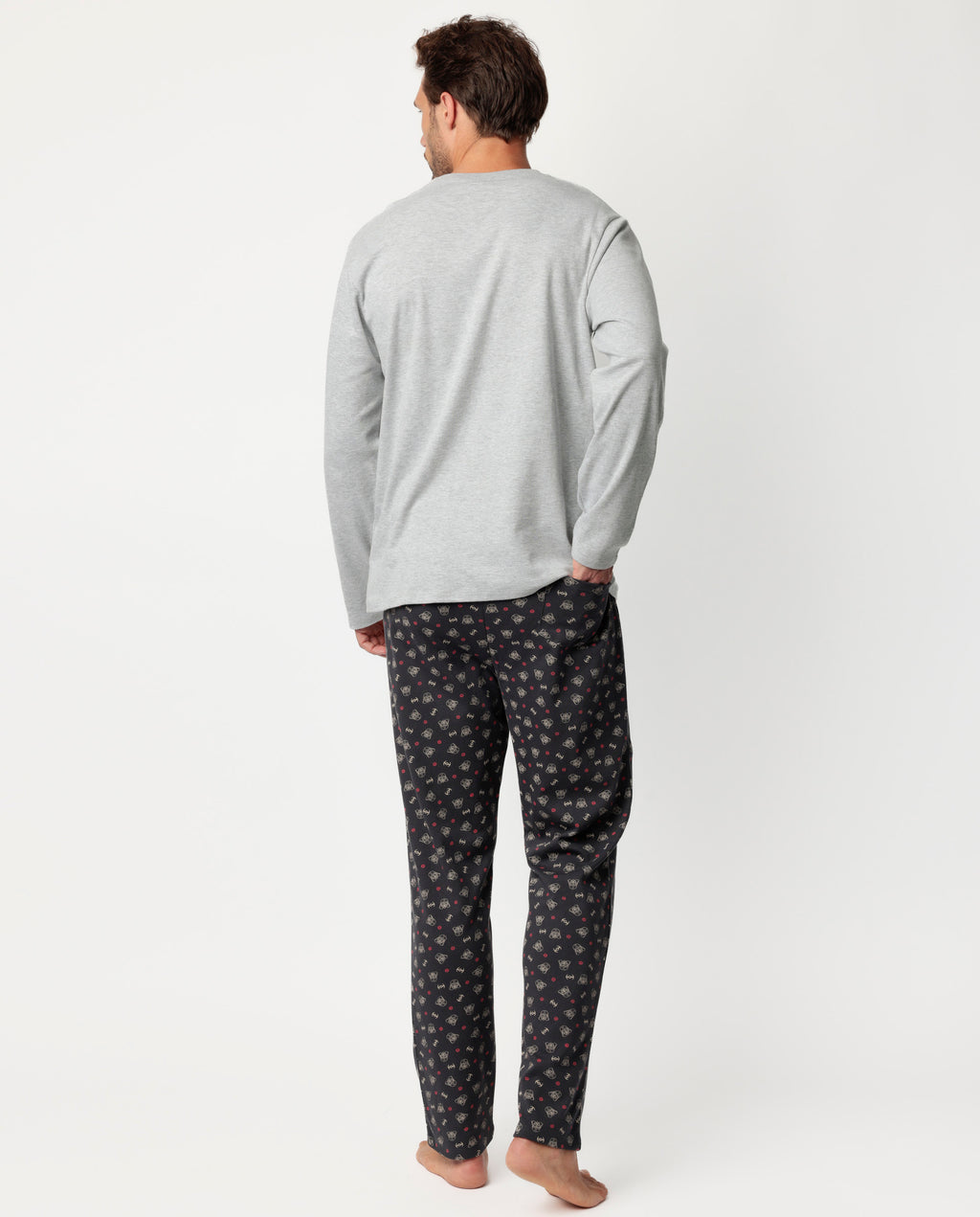 PIJAMA MANGA LARGA HOMBRE THE FORCE IS STRONG