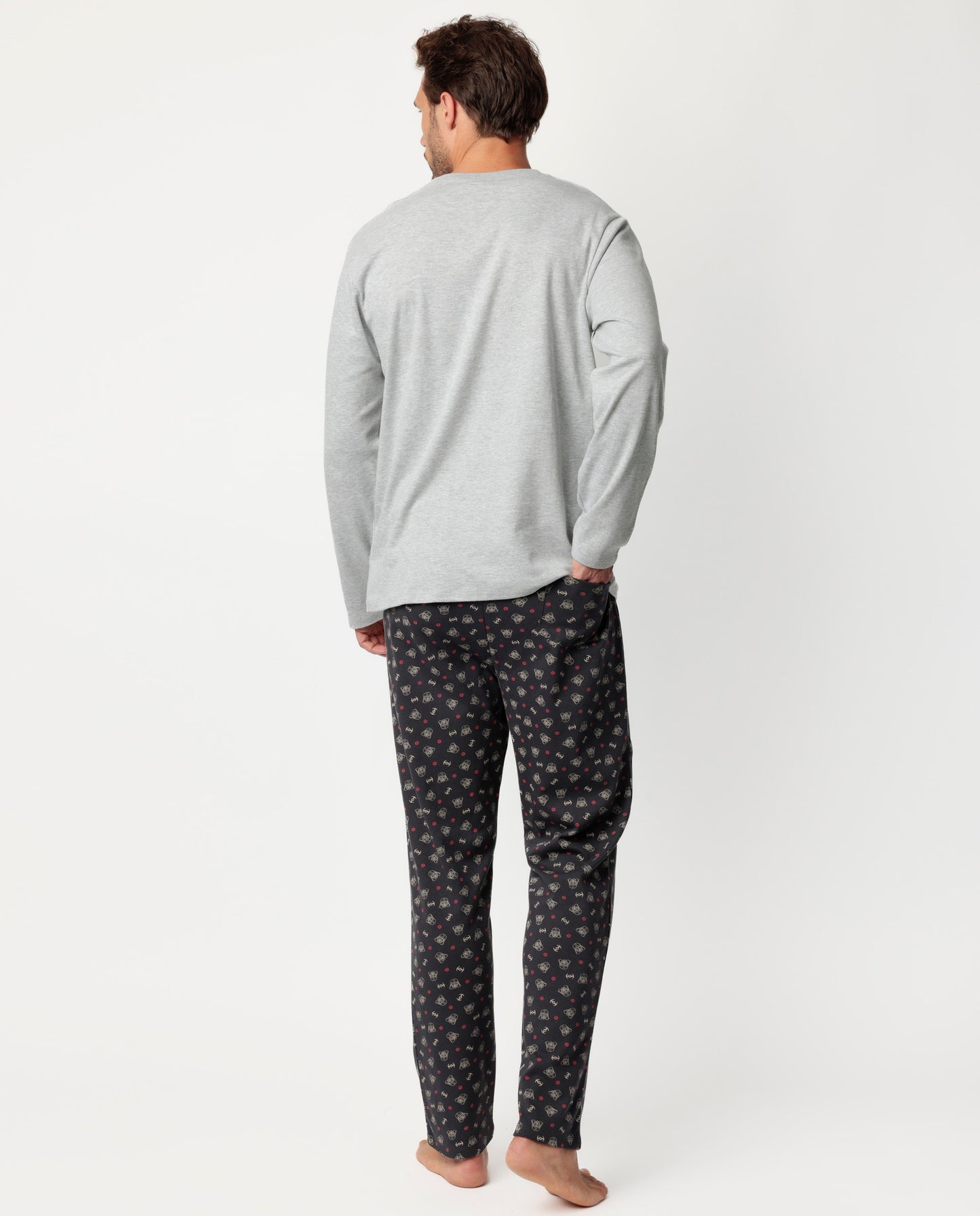 PIJAMA MANGA LARGA HOMBRE THE FORCE IS STRONG
