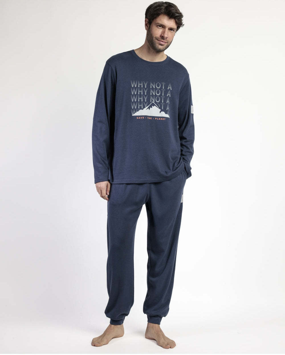 PIJAMA MAGA LARGA HOMBRE WHY NOT
