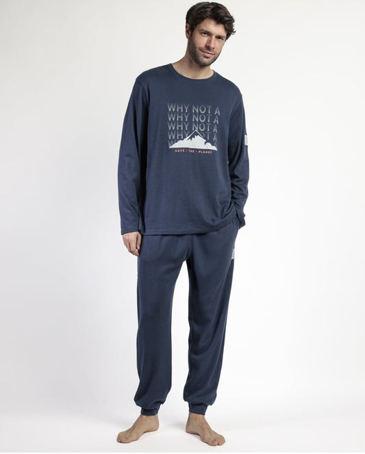 PIJAMA MAGA LARGA HOMBRE WHY NOT