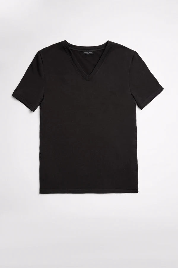 CAMISETA INTERIOR TERMICA CUELLO PICO MANGA CORTA