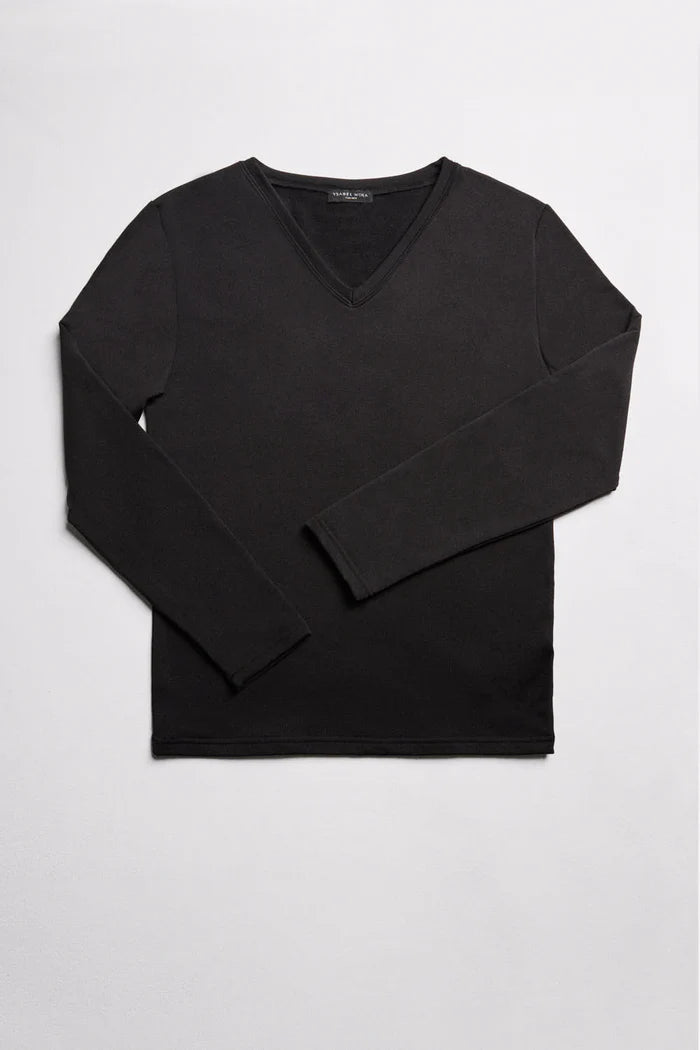 CAMISETA TERMICA CUELLO PICO MANGA LARGA HOMBRE