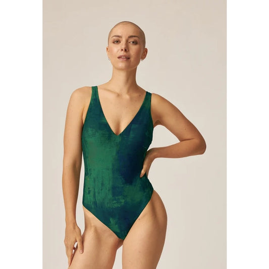 BAÑADOR DEGRADADO DE VERDE