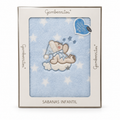 Juego de sábanas infantil Gamberritos doralina azul 60x120 cm