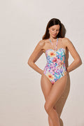 BAÑADOR REDUCTOR ESTAMPADO FLORAL